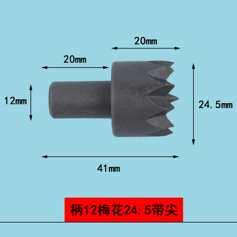 Handle 12 plum blossoms 24.5 with tip