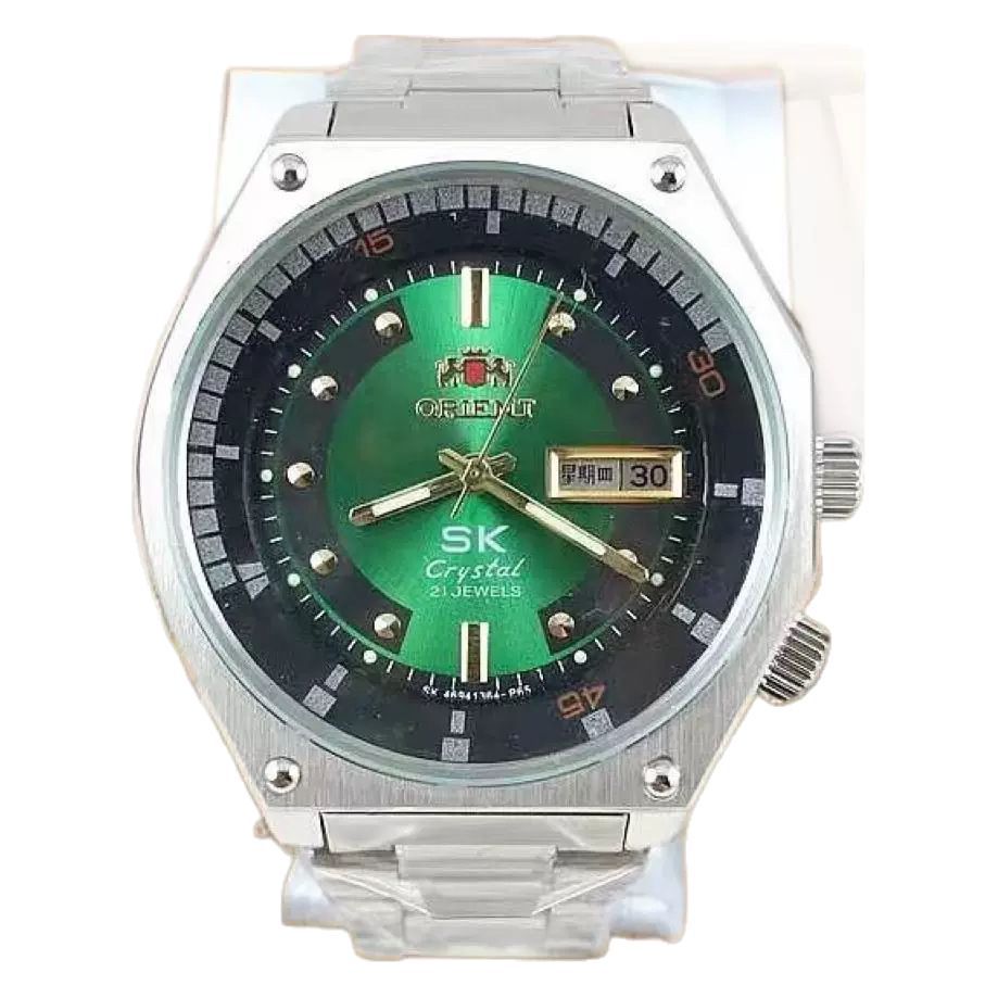 双獅空霸大型文字盤機械式腕時計、全自動メンズ機械式腕時計、夜光防水、オリエント自動巻きクラシックモデル