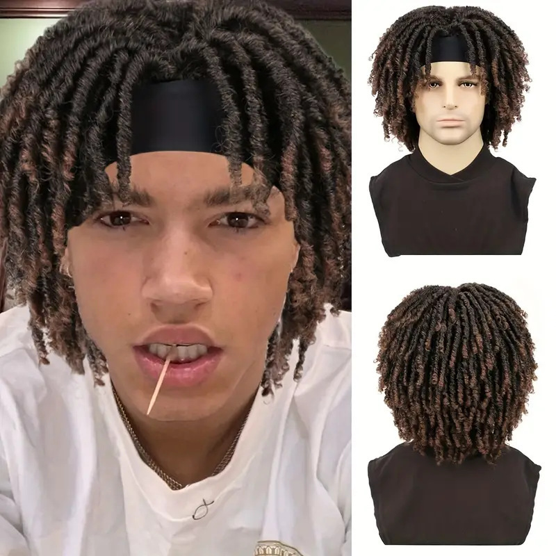 アフリカ化学繊維かぎ針編みヘアチューブカーブ中空カーリーウィッグアイスリボンダーティードレッドヘッドバンドウィッグ卸売|undefined