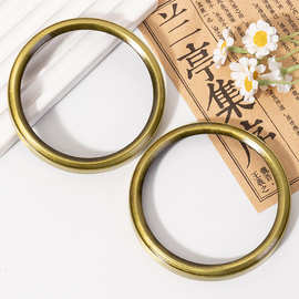 跨境古铜拉丝钥匙圈配件 箱包连接圈环扣材料 DIY合金钥匙扣圆扣