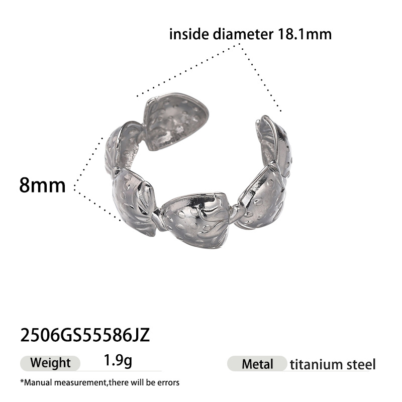 Anillo de acero de titanio al por mayor transfronterizo de Tena, lujo ligero, estrella de mar de nicho, sirena, soporte de acero inoxidable, joyería de mano de estilo europeo y americano