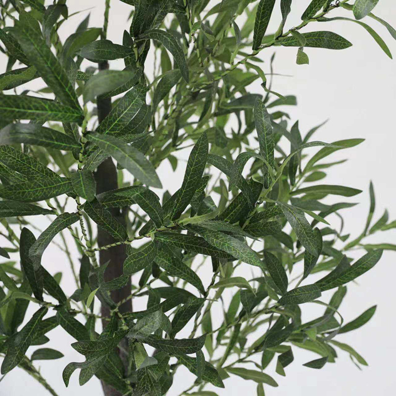 타이 저우 제조 업체 국경 녹색 잎 올리브 나무 빛 빛나는 나무 LED 나무 빛 크리스마스 휴일 장식 빛 올리브 잎