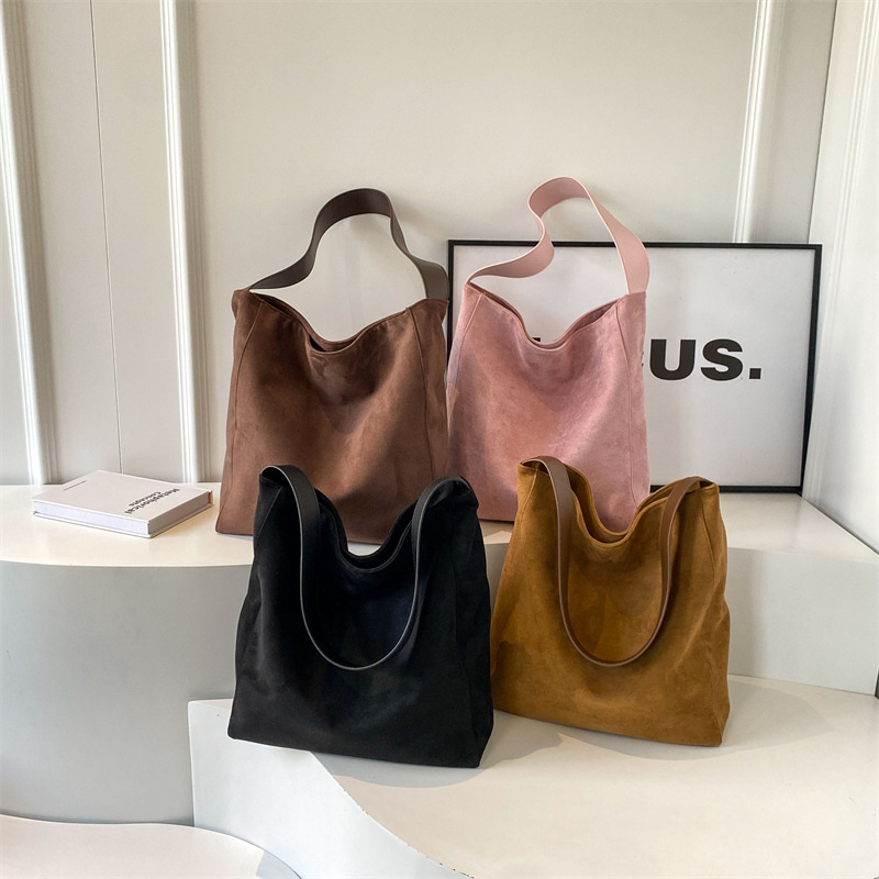 Bolso Tote Mate de Gran Capacidad, Estilo Retro para Otoño/Invierno, Versátil para el Trabajo image 5