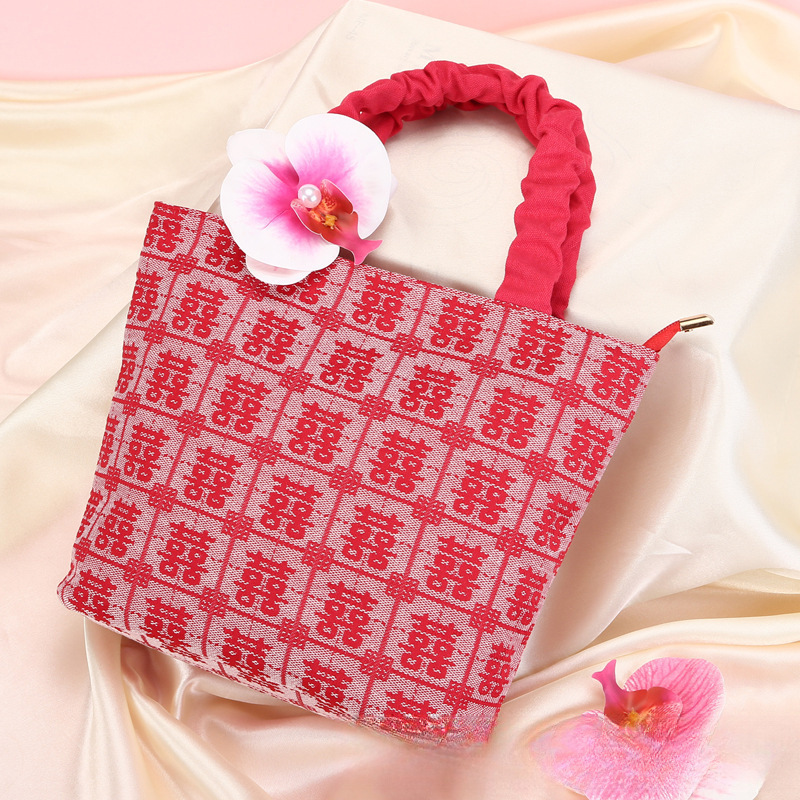 お土産キャンディバッグ ギフトバッグ 結婚式 キャンディボックス ハンドバッグ お返しギフト 実用的な外出 結婚式 キャンディーボックス 中国風|undefined