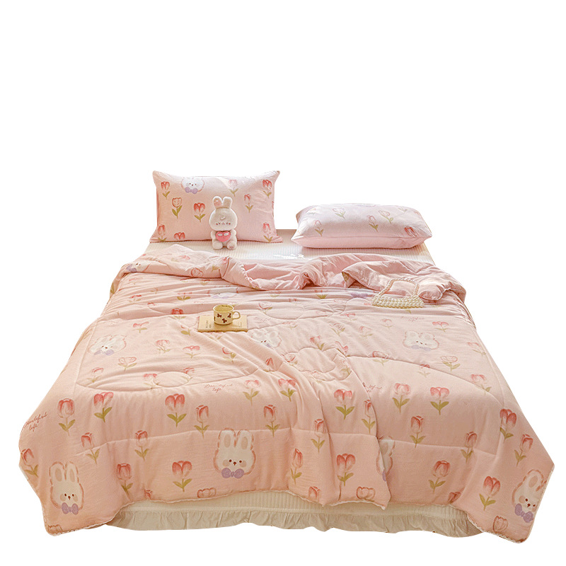 Edredón de verano de clase A, edredón de enfriamiento de verano, edredón de aire acondicionado, dormitorio individual para niños, edredón fino de primavera y otoño, se puede lavar a máquina en verano