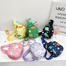 儿童包童趣可爱恐龙印花宝宝零钱包母婴货源外贸新款男女童胸包