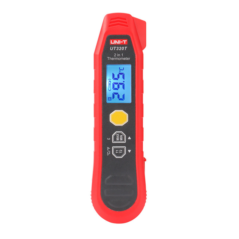 优利德UT320T二合一红外线测温仪高精度探针式温度计电子检测仪器