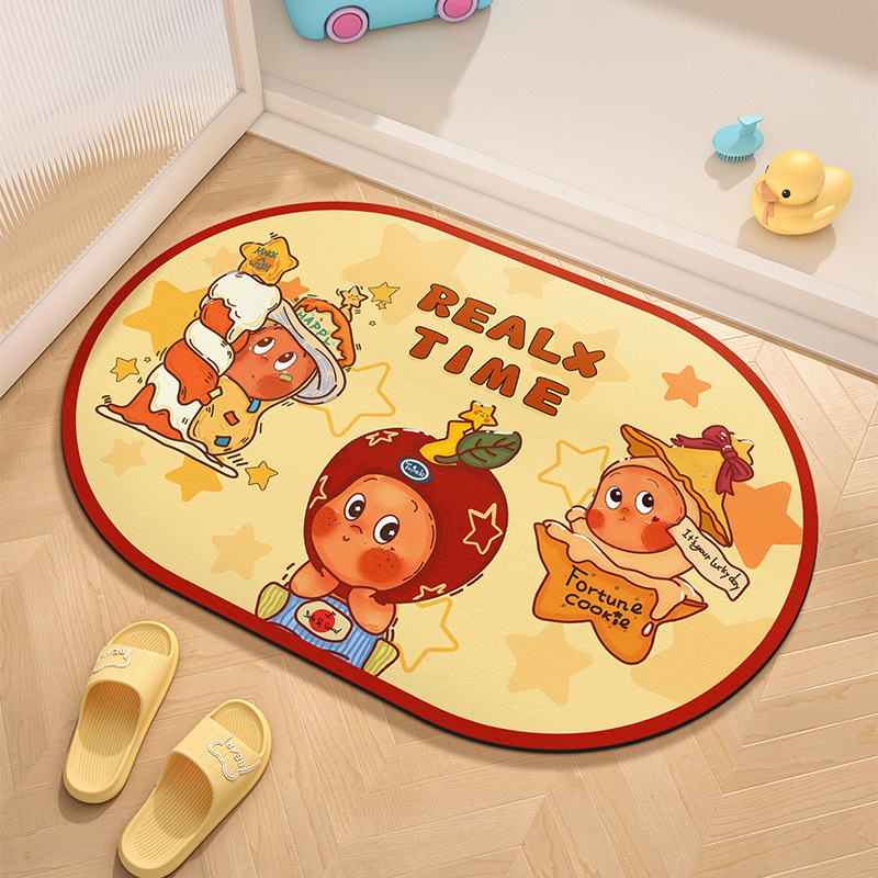 Star People Creative Bathroom Mat Shower Room Doorway Strong Water Absorption Non-Slip Carpet Soft Diatomaceous Earth Foot Mat for Bathroom Star People Creative Bathroom Mat Shower Room Doorway Strong Water Absorption Non-Slip Carpet Soft Diatomaceous Earth Foot Mat for Bathroom