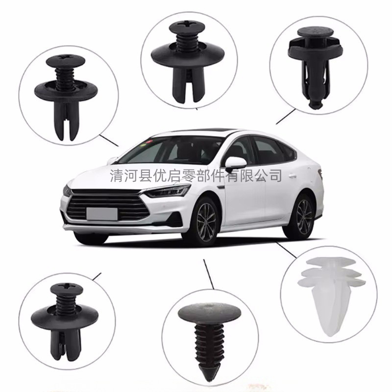 Cross-border 100PCS boxed snap 6 types of automobile universal snap…
