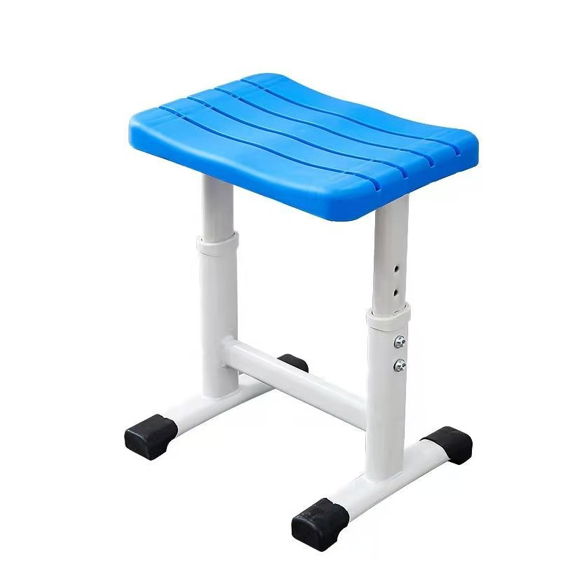 작은 플라스틱 표면 파란색 사각형 스툴 리프트 35/45 핫 스타일