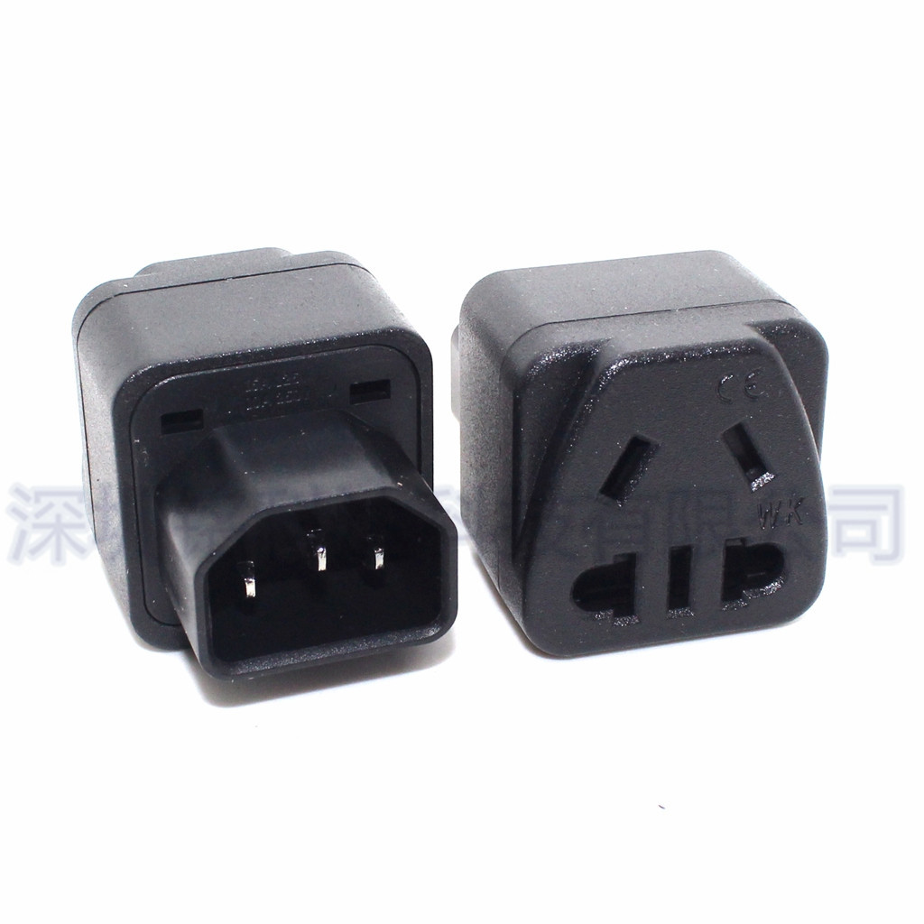 UPS/服务器/PDU专用转换插头品字C14转新国标10A多用孔WK-320