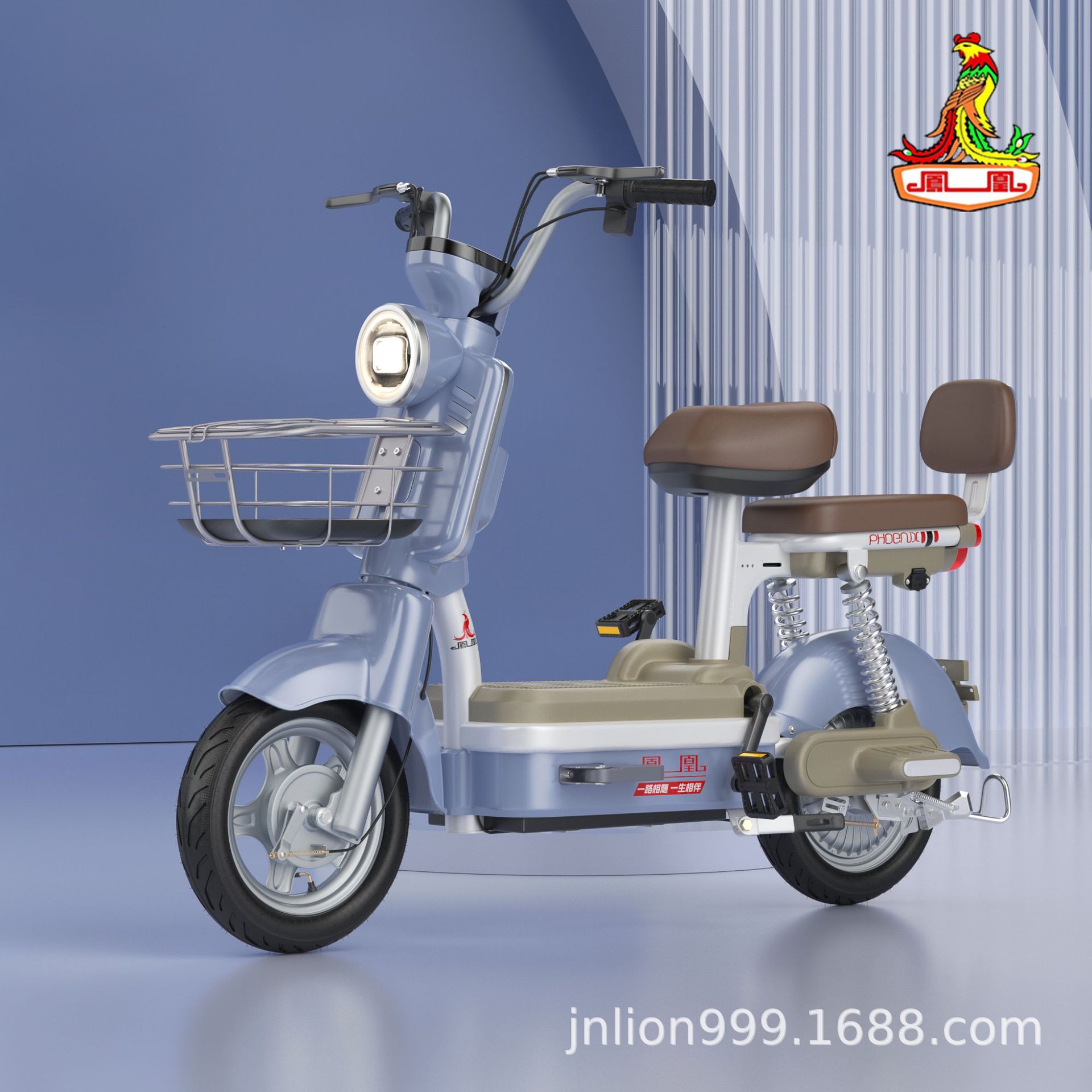 Phoenix 2024 nueva bicicleta eléctrica retro moderna niña pequeña nueva bicicleta eléctrica estándar nacional coche de batería de transporte