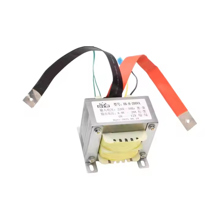 弘熙单相低压大电流变压器200VA 220V变6.5V 机床设备订控制变压