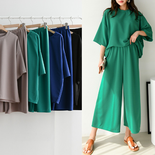 Fashion Casual Sports suit Women's 2024 Summer New Western Style Age-reducing Slimming Small Fragrant Style Two-piece Women's Fashion