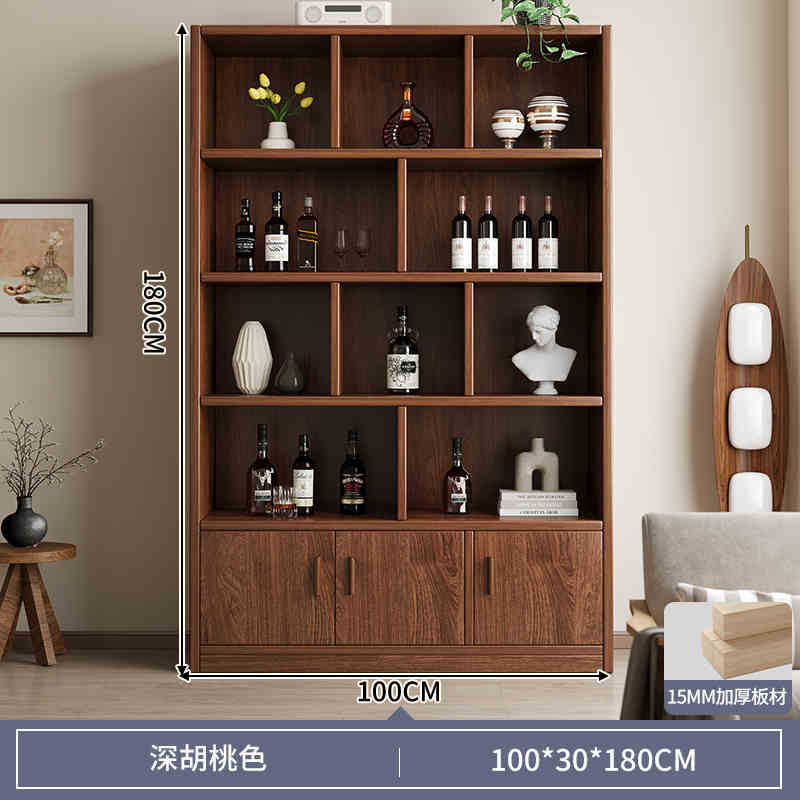 Estante de madera sólida estante de almacenamiento estante de piso simple estante de libros para niños estudiantes dormitorio doméstico sala de estar armario de almacenamiento multicapa