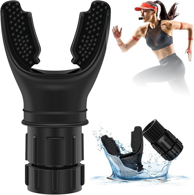 Cross-border portable lung capacity abdominal mouthpiece breathing trainer for COPD function