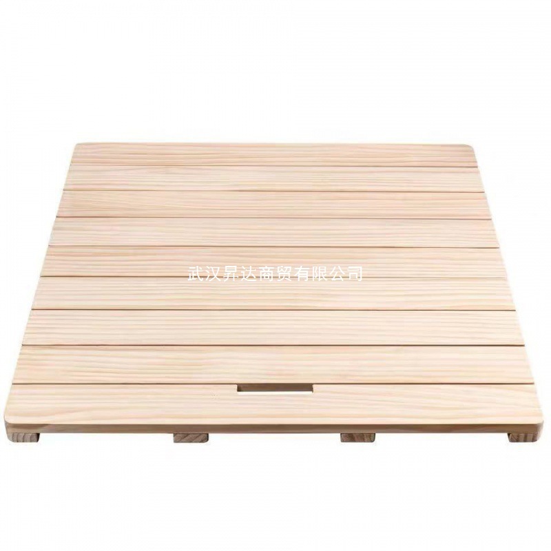 洗澡间防滑垫拼接防腐木浴室板浴室实木地垫卫生间地板淋浴房踏板