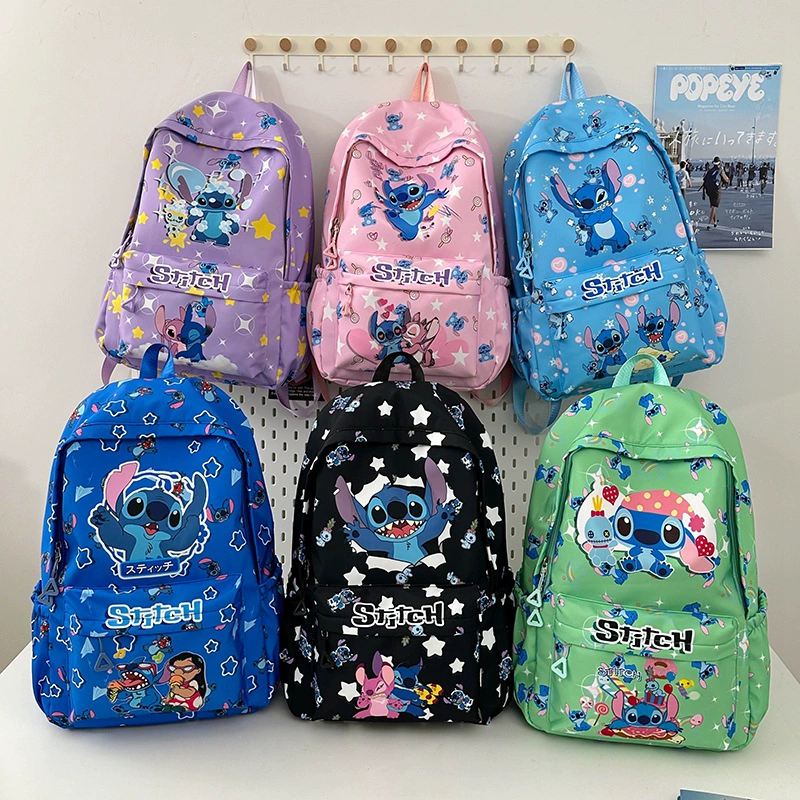 Cartoon backpack, children's shoulder bag, capacious school bag