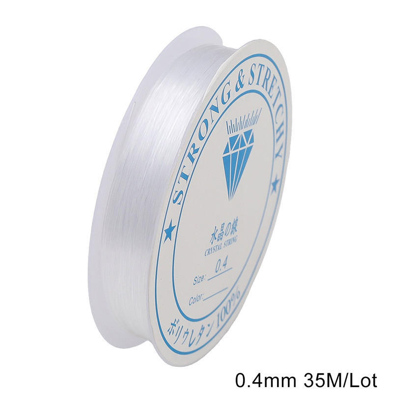 Thick 0.4mm transparent white about 35 m/roll