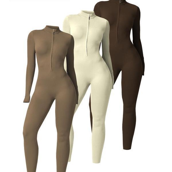 3-Piece Shapewear Bodysuit for Women, Sporty Style, Tight-Fitting, Dropshipping for Aliexpress, Amazon, Tk. Summer Thin Style