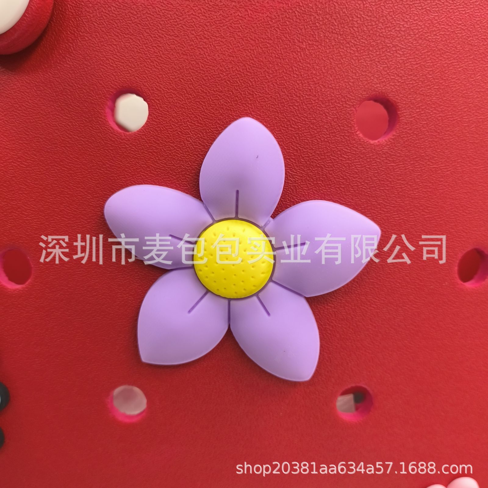 새로운 보라색 꽃
