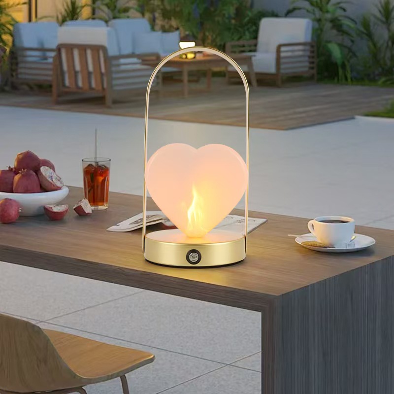 creative handheld touch table lamp for bed for camping
