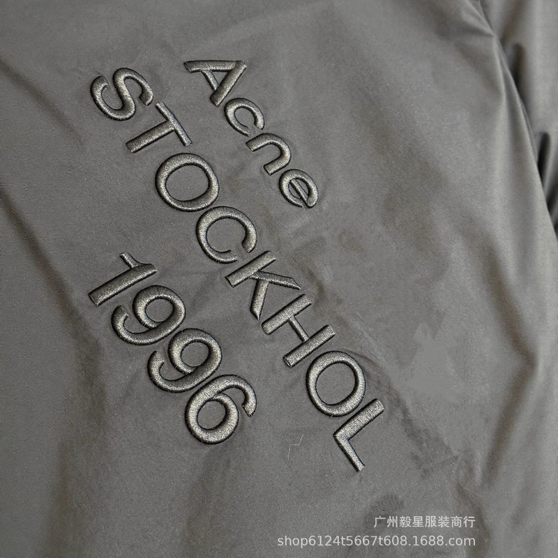 高版本ACNE家25SS 1996徽标刺绣logo夹克外套 高街ins男女夹克|undefined