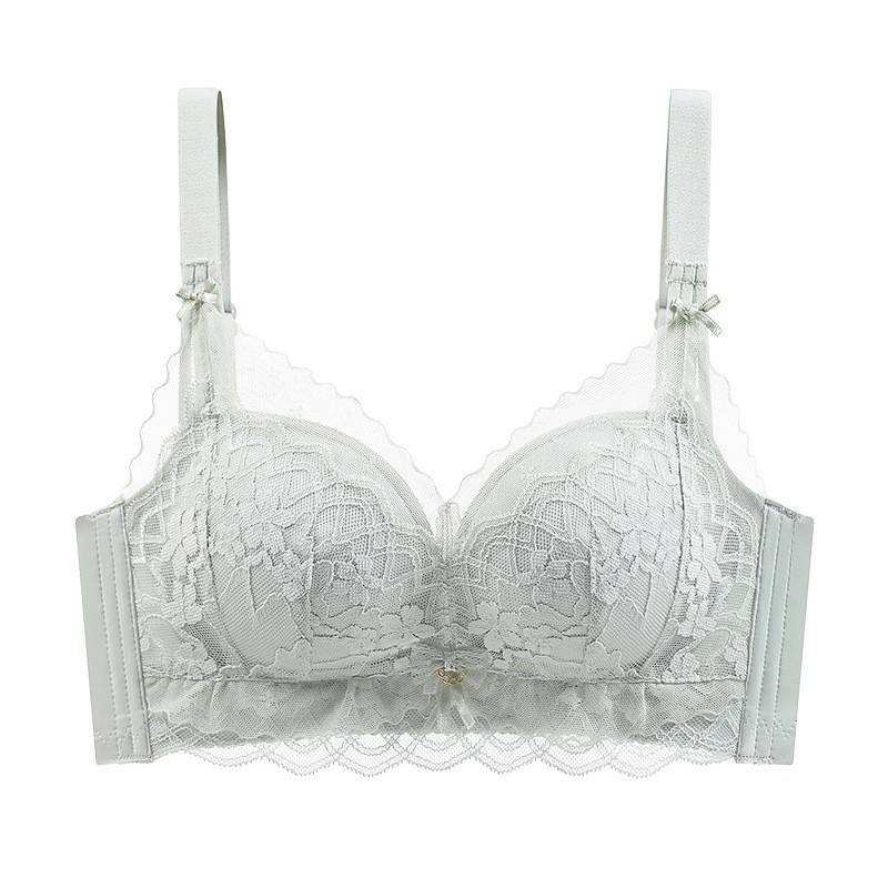 Sujetador nutritivo de ácido hialurónico Ropa interior de encaje sexy Ropa interior de espalda hermosa Sujetador Ropa interior de mujer Ropa interior de Shantou sin anillo de acero