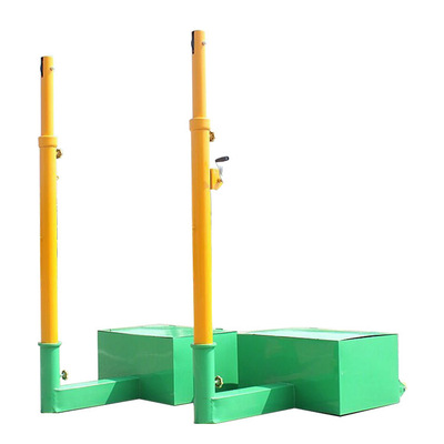 三用网柱多功能移动式排球架气排球柱可调升降沙滩排球柱埋地|ms