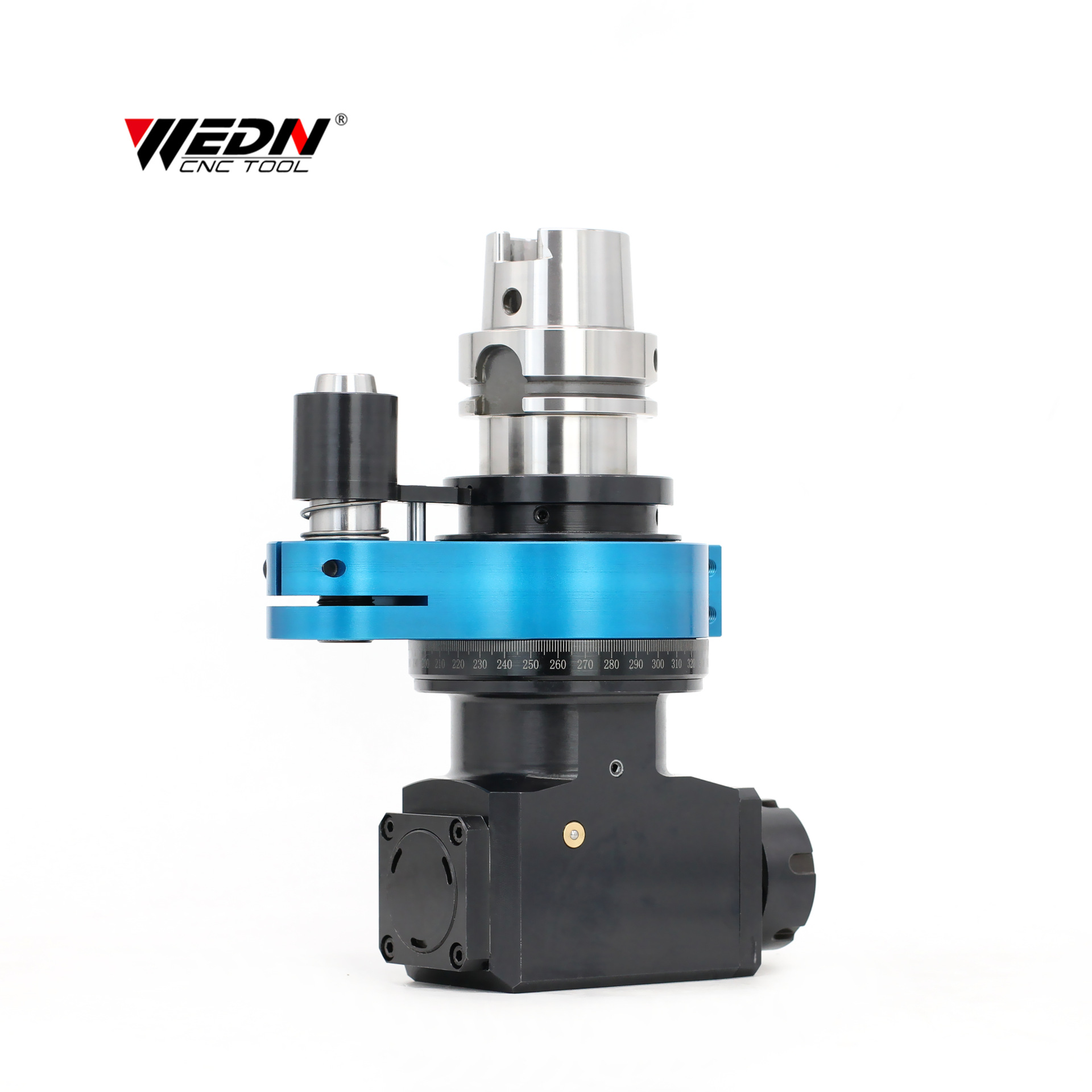 HSK100A角度头ER20侧铣头ER25万向ER32加长侧铣头90度HSK100A侧铣