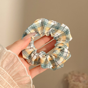 Anillo de cabello perezoso coreano cuerda de cabeza intestino grande niñas de alto nivel de la sensación de cabello de alta elasticidad correa de cabello de cabello super grande