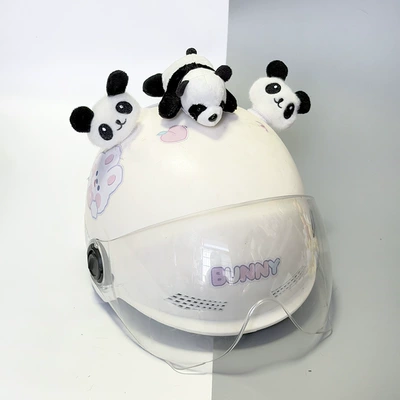 Doll Red Panda Cat Ear: Motosiklet dəbilqələri