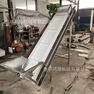 防滑移动升降式碳钢材质 倾斜式上料传送机 带移动轮皮带输送机器