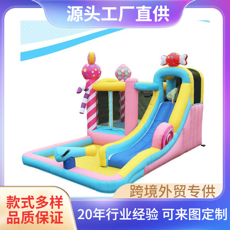 New Small Children's Inflatable Castle Indoor Trampoline Home Inflatable Bouncer Toy House Naughty Castle Slide New Small Children's Inflatable Castle Indoor Trampoline Home Inflatable Bouncer Toy House Naughty Castle Slide