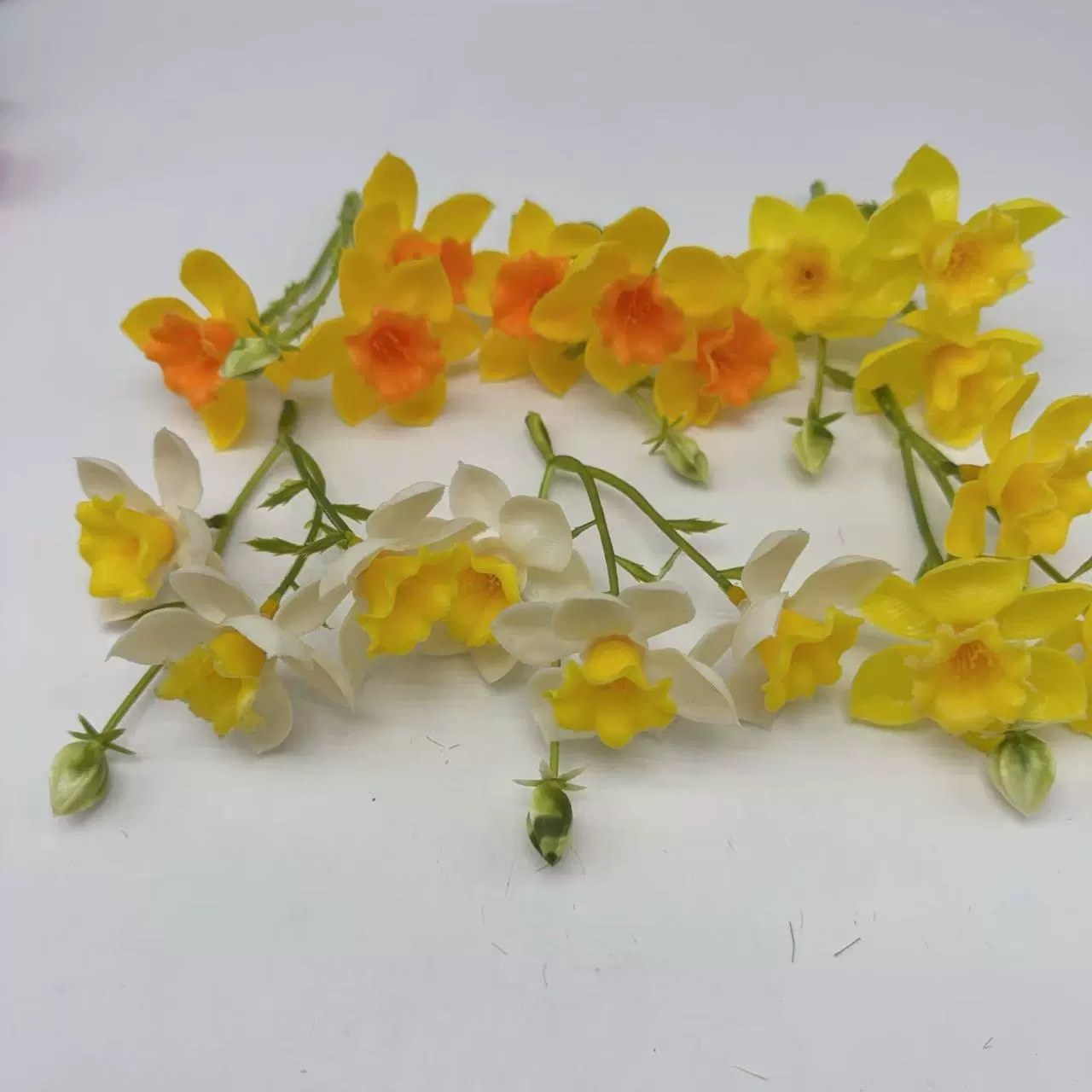 Мягкий нарцисс имитация нарциссов diy офис зеленая посадка украшения пластиковые нарциссы оптом весенняя трава цветы