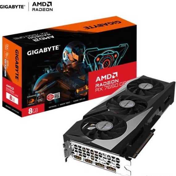 适用于技嘉魔鹰 Radeon RX 7650 GRE GAMING OC 8G台式机显卡