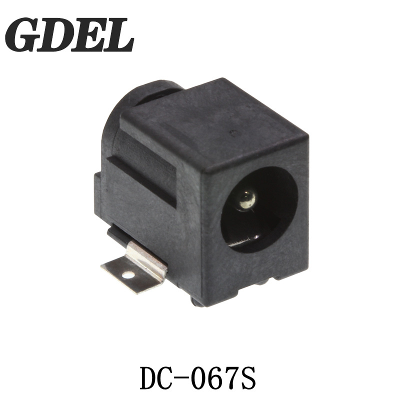 5521/5525充电母亿利30V8A大电流DC直流电源插座DC067S贴片刺破