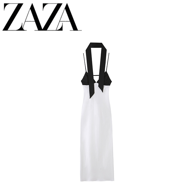ZAZA hecho en casa estilo europeo al por mayor ropa de mujer moda bufandas de empalme vestido de cabina 4772397 image 1