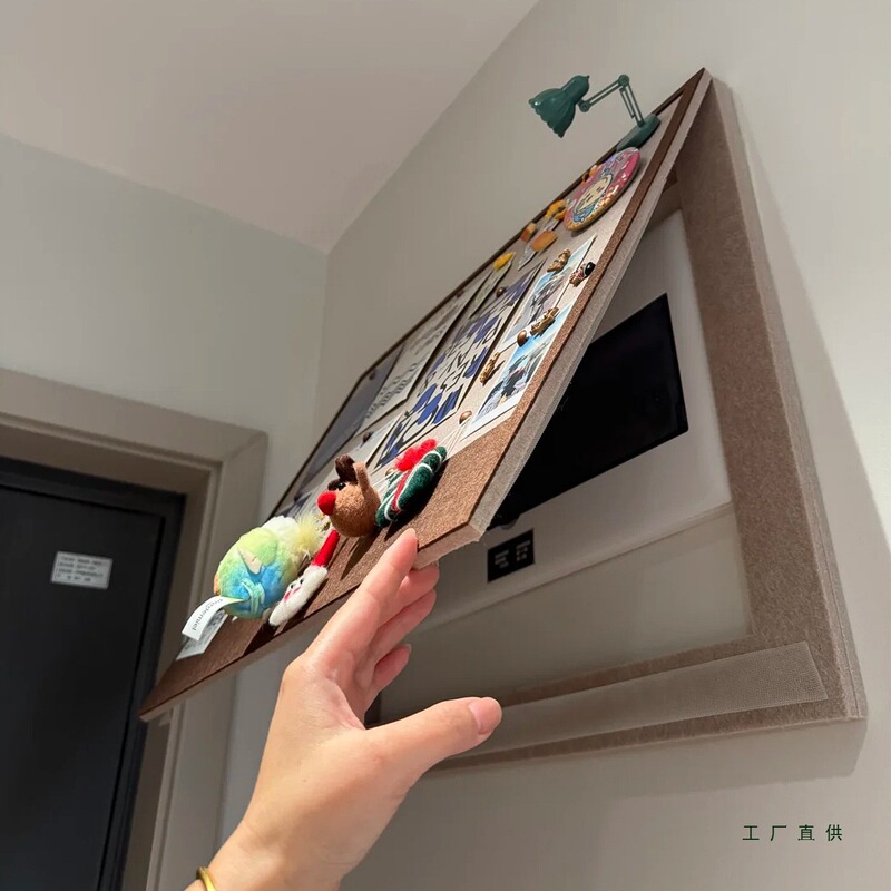 Decorative Felt Painting for Electric Meter Box, No-Drill Cover, 2025 New Modern Minimalist Distribution Wall, Creative Photo Wall