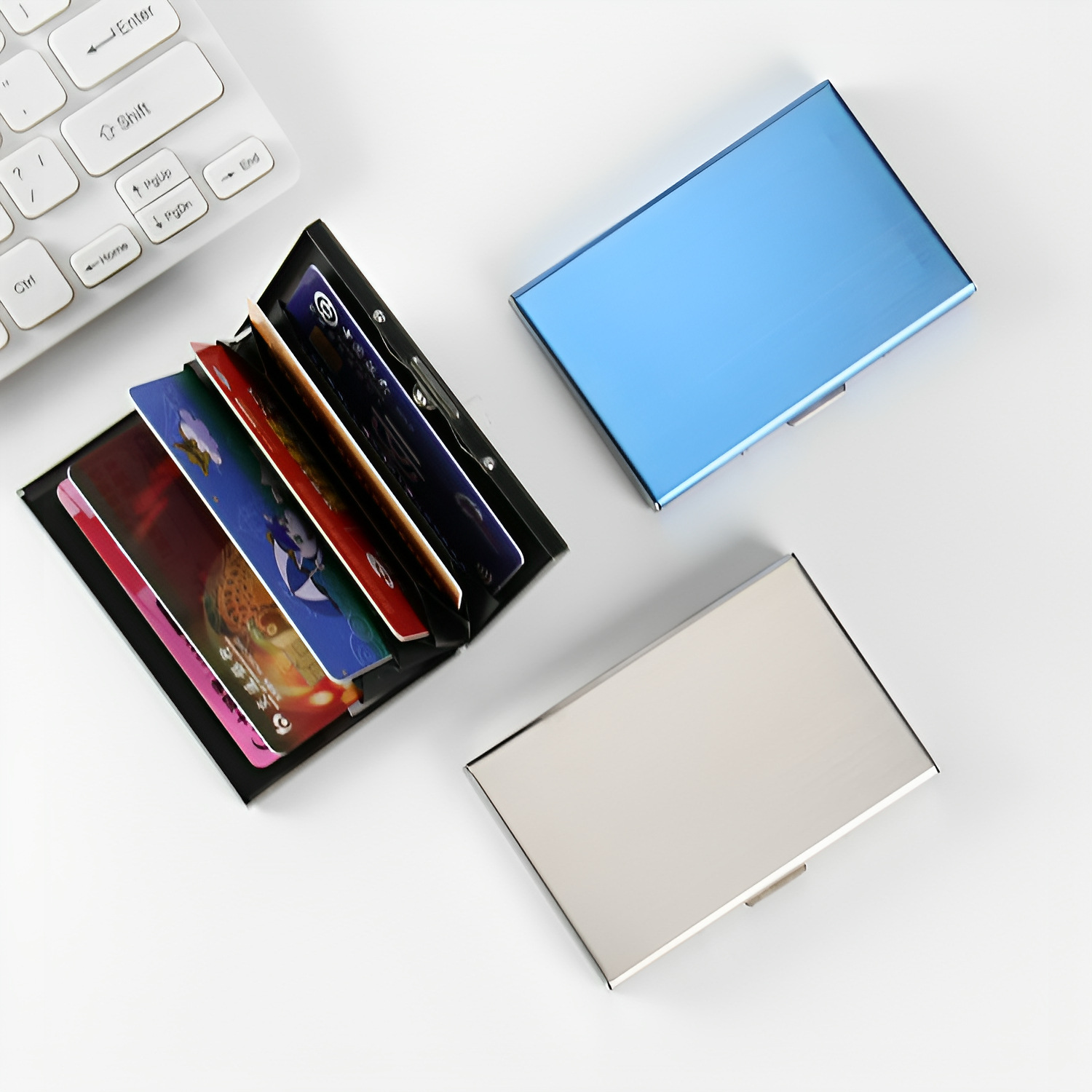 Men's metal card holder