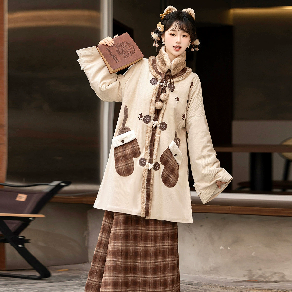 Оригинальный костюм Коко Брауни для женщин в китайском стиле