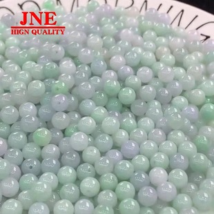 Manufacturer Wholesale Burmese Natural Jadeite a Grade 8mm Water Moisturizing Beads Jade Beads Jewelry Wholesale