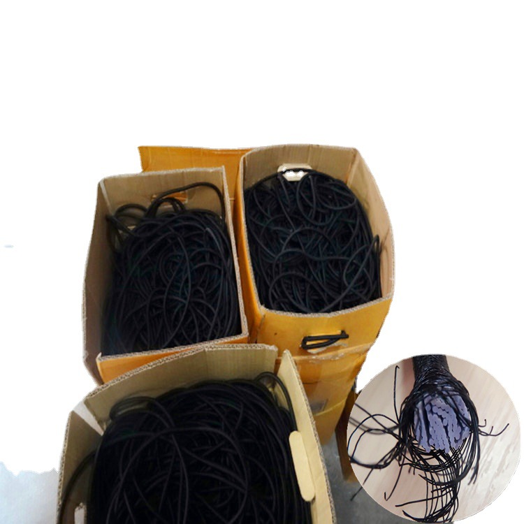 Los fabricantes de equipos deportivos utilizan cuerda elástica 3 - 12MM cuerda elástica buena elasticidad y buen precio