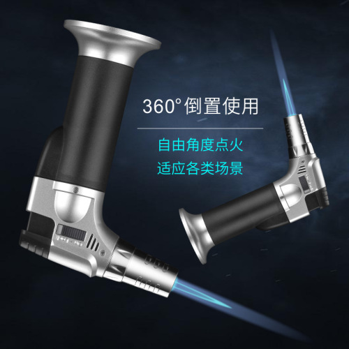 Ignition Gun for Acupuncture Moxibustion, Metal Case, Air-Inflatable, Windproof Blue Flame, Personality Fire Gun, Direct Manufacturer Sale, Wholesale