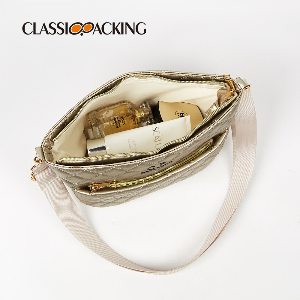 Bolso bandolera retro todo fósforo bolso de mujer de invierno de rombo casual bolso de hombro portátil con logotipo impreso