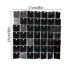 21cm*21cm thickened wind panel mirror black
