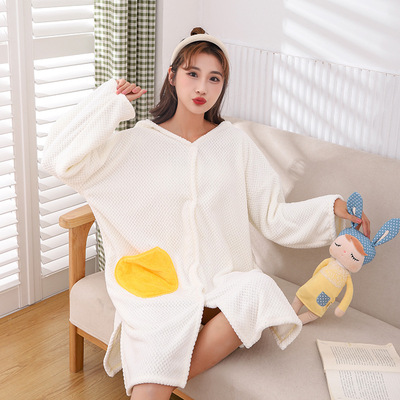 Coral thickening water uptake undergarment covering the chest and abdomen Bath skirt girl student household take a shower Bath skirt soft water uptake Beauty Wrap chest Bathrobe