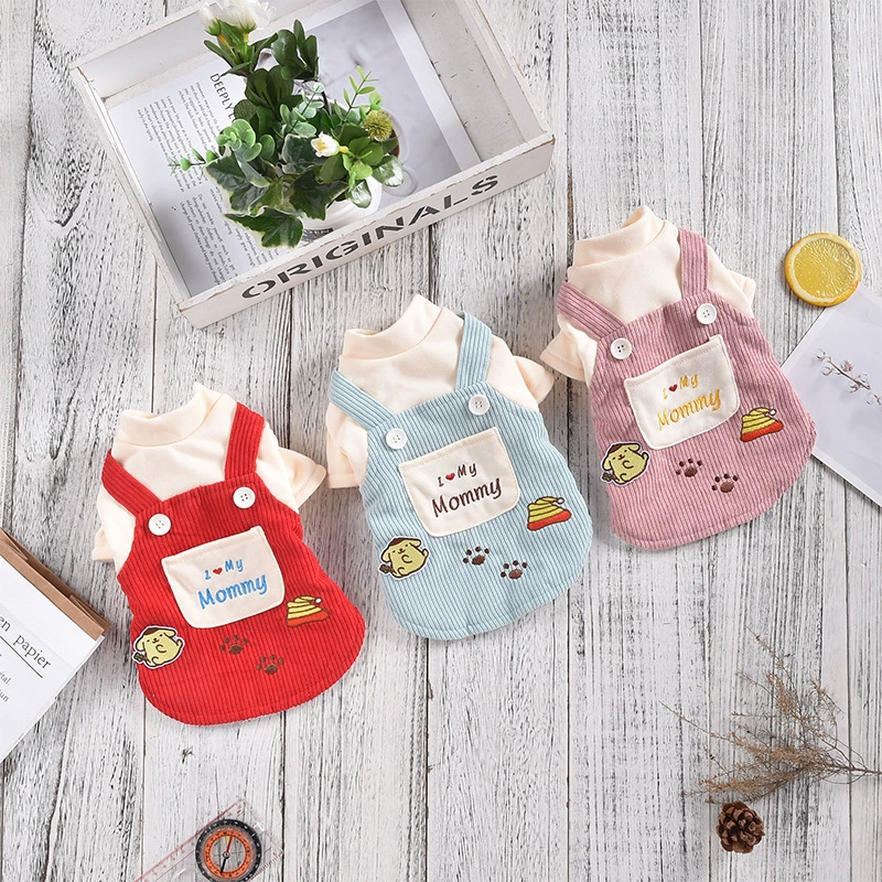 Одежда для домашних животных осенью и зимой теплая собака