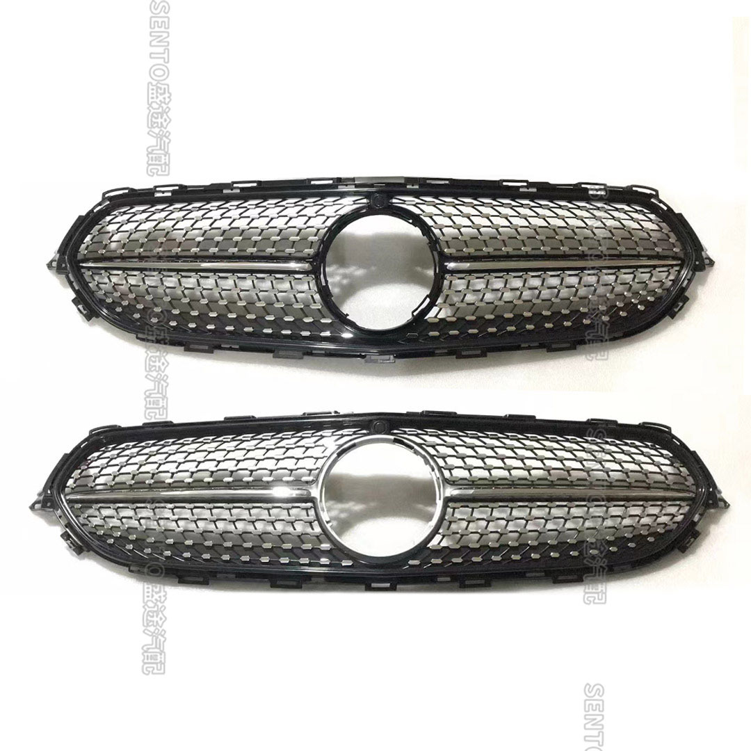 Suitable for 2021-2023 New Mercedes-Benz E-Class W213 Executive Version Modified Grille Gt Starry Front Bumper Air Intake Grille