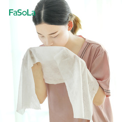 fasoila disposable towels pure cotton travel absorbent face towels extra thick portable bath towels solid color no shedding